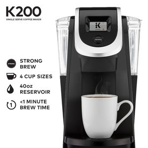 New Keurig 2.0 K200 coffee brewing system black